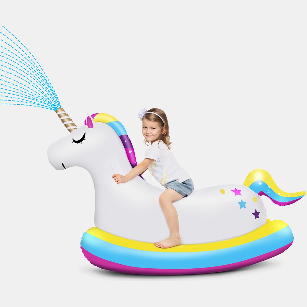 LAYCOL Unicorn Sprinkler for Kids Giant