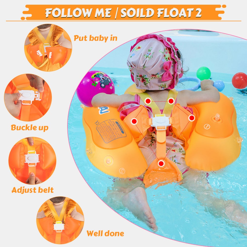 LAYCOL Infant & Baby Spring Water Float-Yellow
