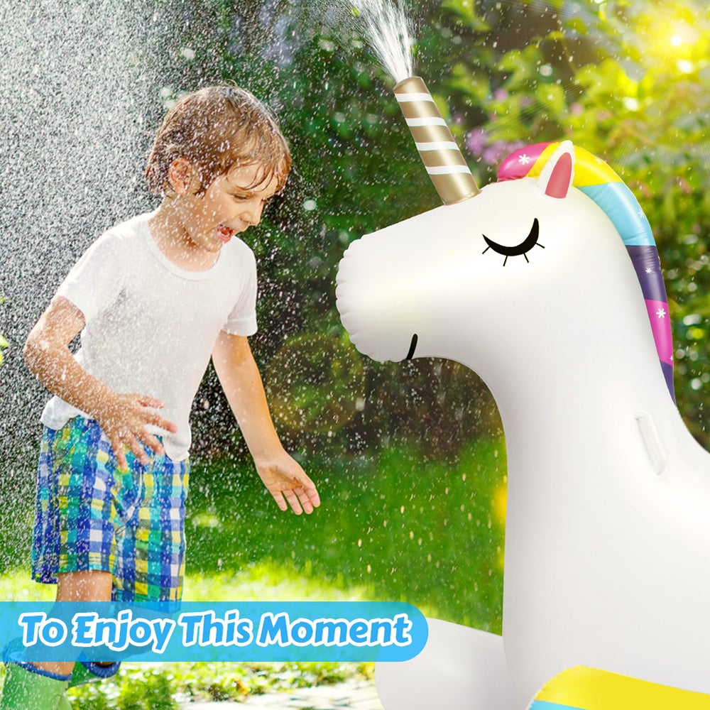 LAYCOL Unicorn Sprinkler for Kids Giant
