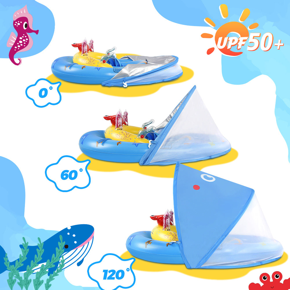 LAYCOL Baby Detachable Awning Floaties